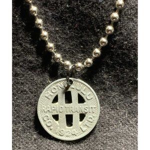 1924 Honolulu Rapid Transit CO. COIN PENDANT. Circulated 99 Year Old Token.